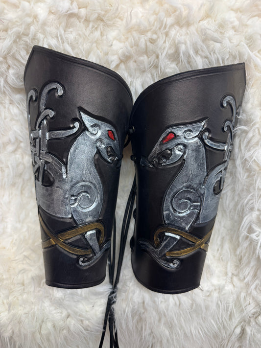 Viking Carving Bracers