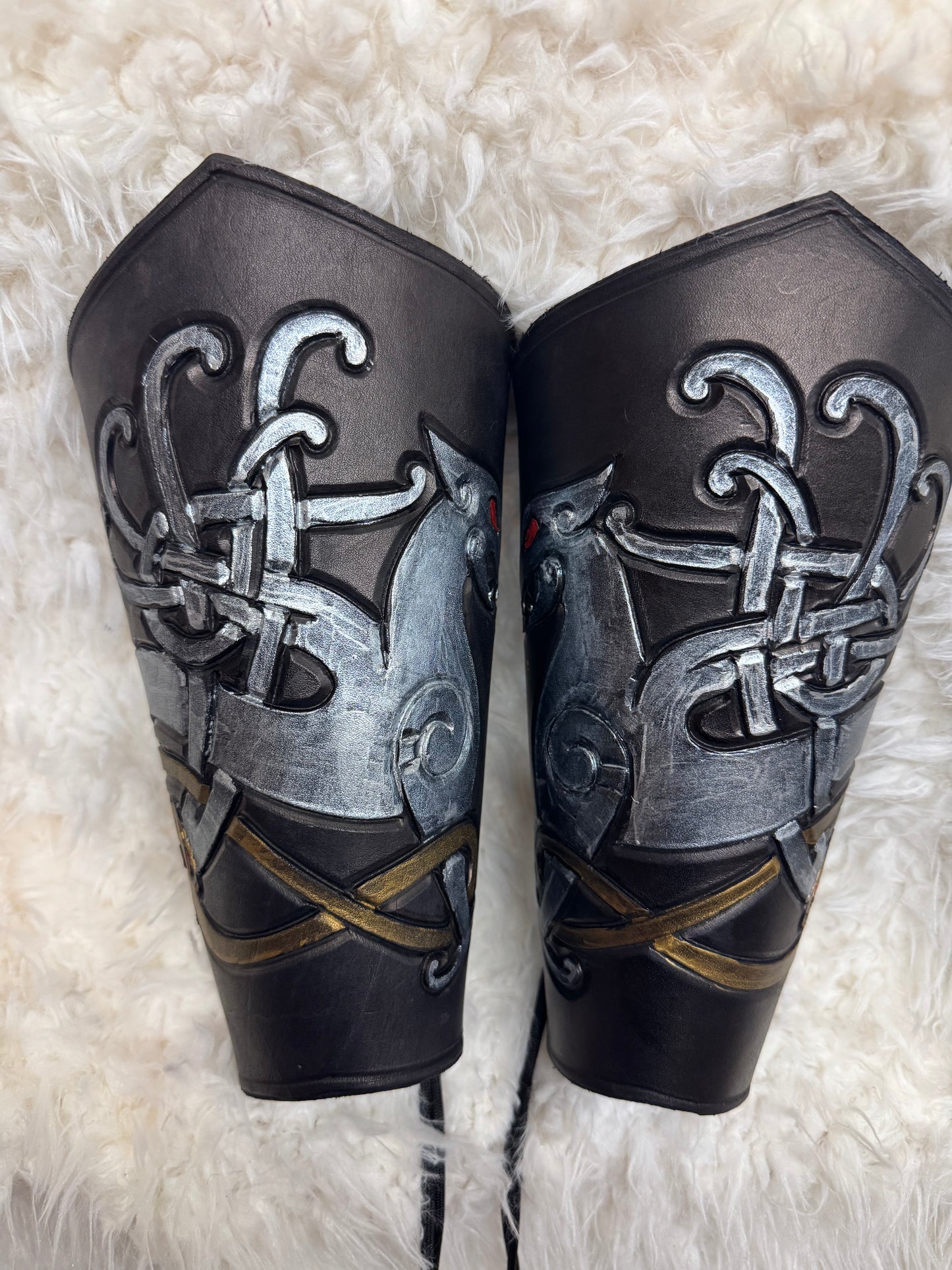 Viking Carving Bracers