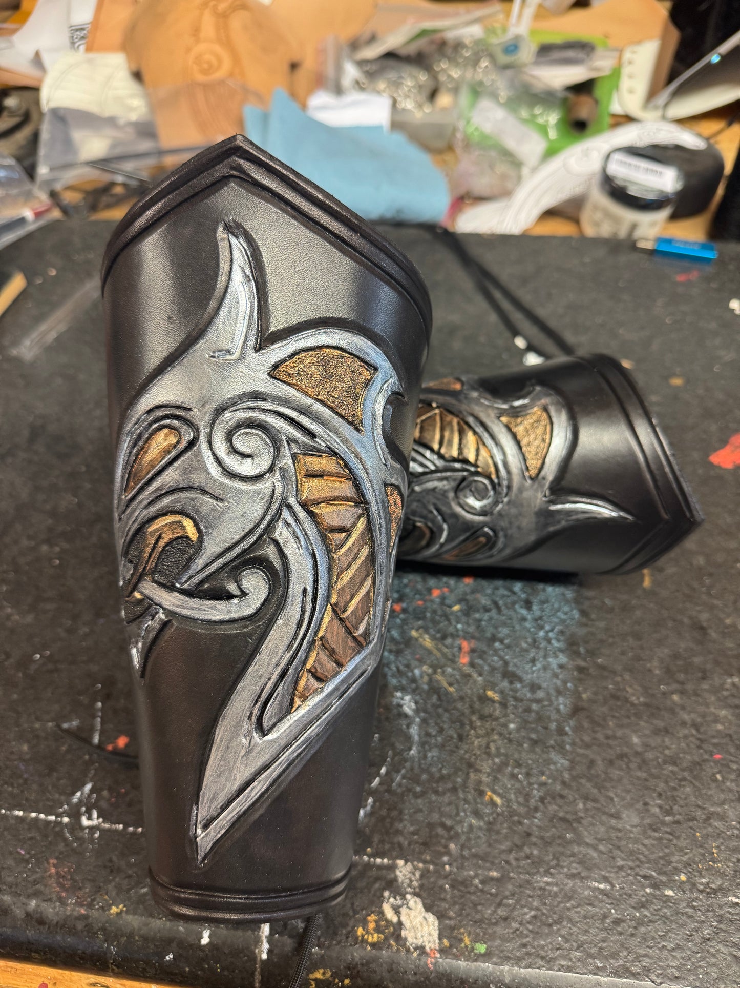 Dragon Head Armor Bracers